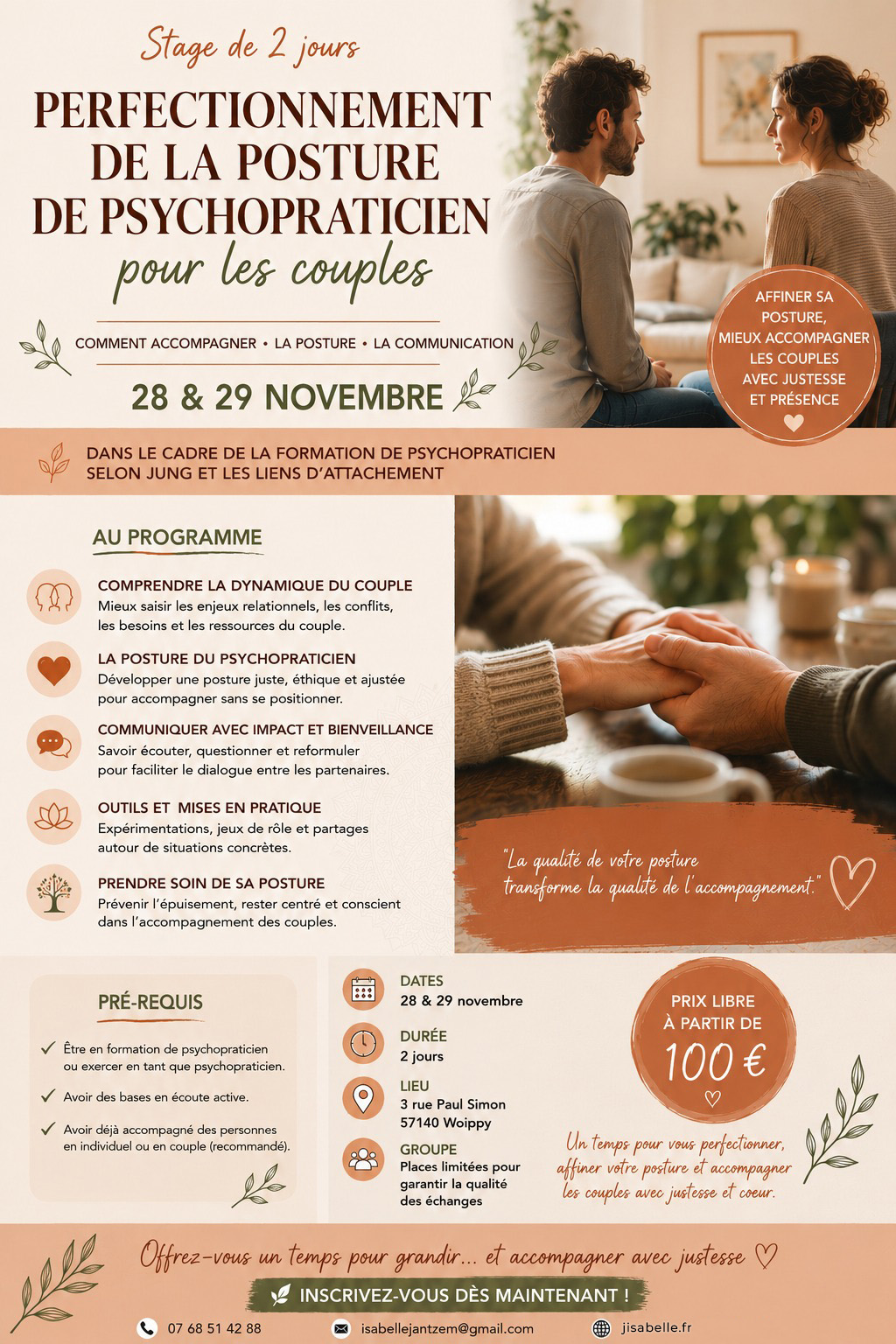 Perfectionnement Psychoraticien-couples